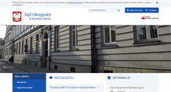 Desktop Screenshot of bip.nowy-sacz.so.gov.pl