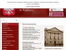 Tablet Screenshot of bip.kalisz.so.gov.pl