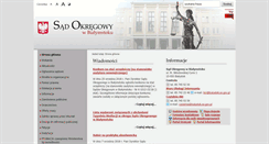 Desktop Screenshot of bialystok.so.gov.pl