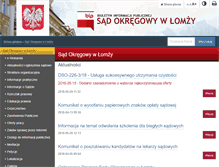 Tablet Screenshot of lomza.so.gov.pl