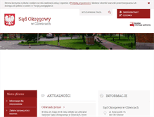 Tablet Screenshot of gliwice.so.gov.pl