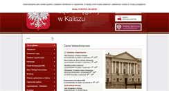 Desktop Screenshot of kalisz.so.gov.pl